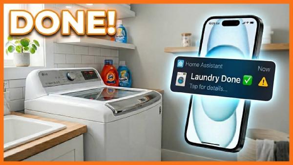 Make Your Dumb Washing Machine Smart (The Reliable Way)